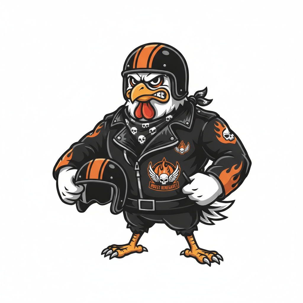 RoadChicken mascot
